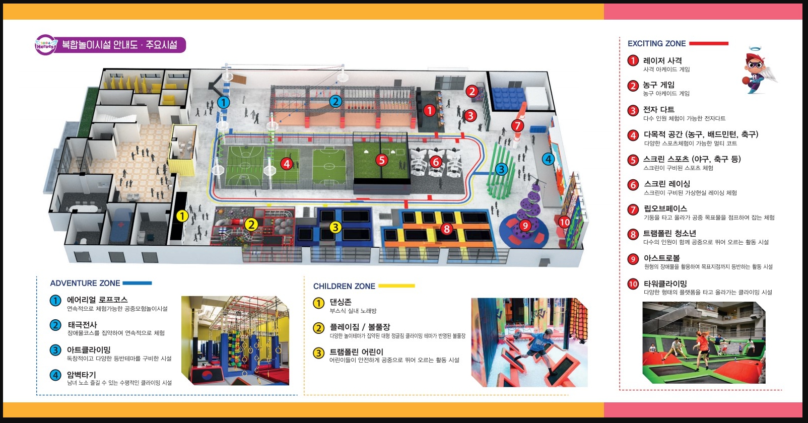 정읍 천사히어로즈 안내도