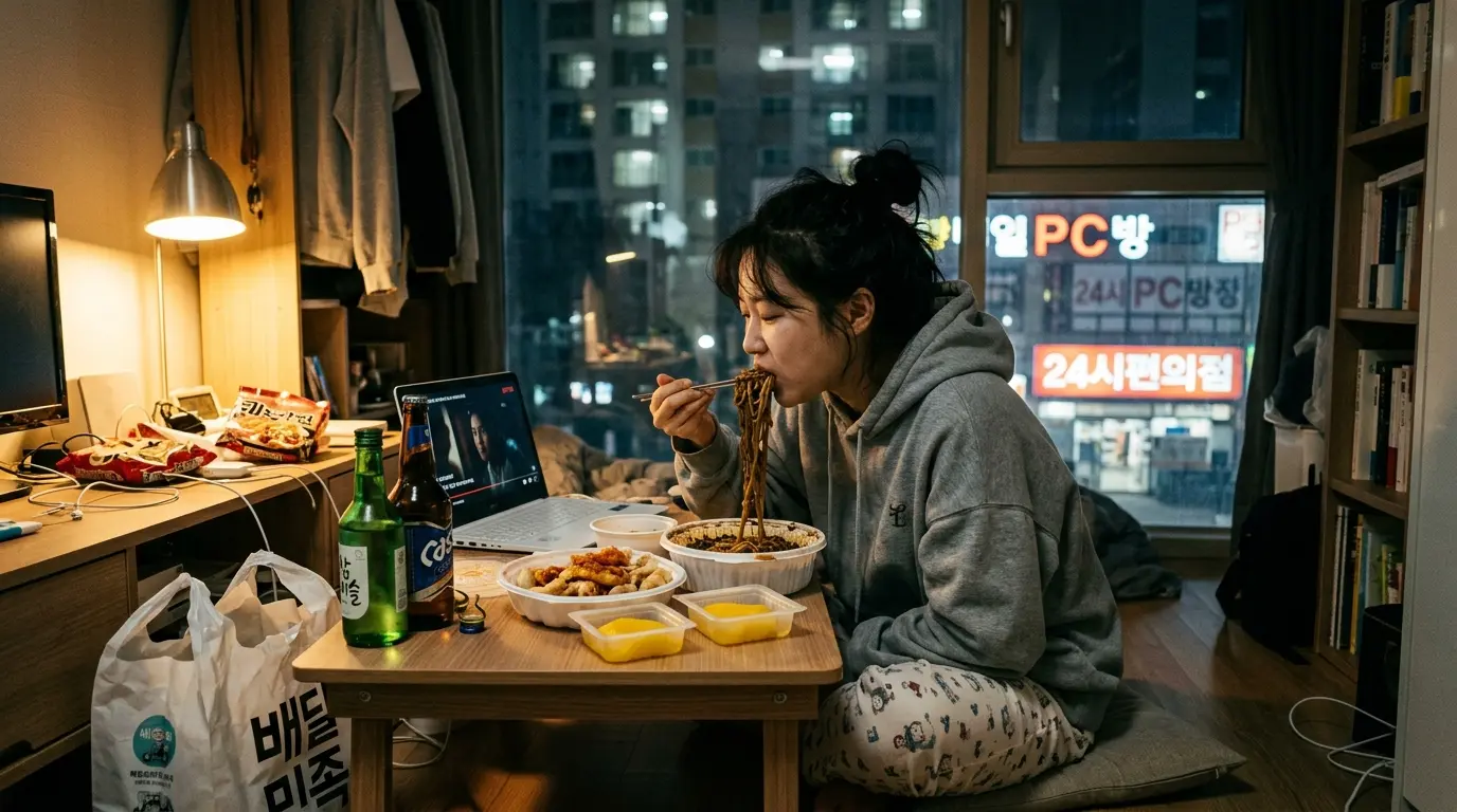불규칙한 식사 습관과 야식 생활 패턴