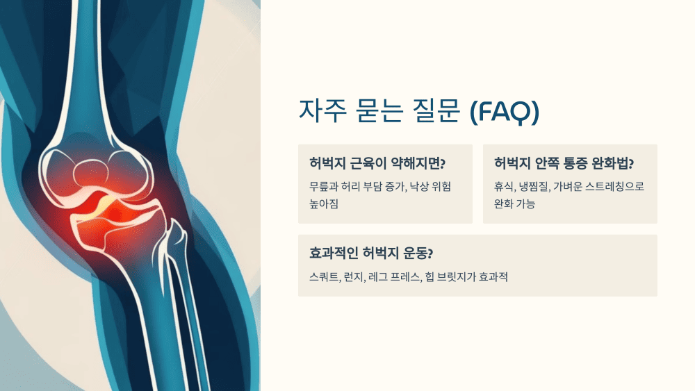 허벅지 건강 FAQ