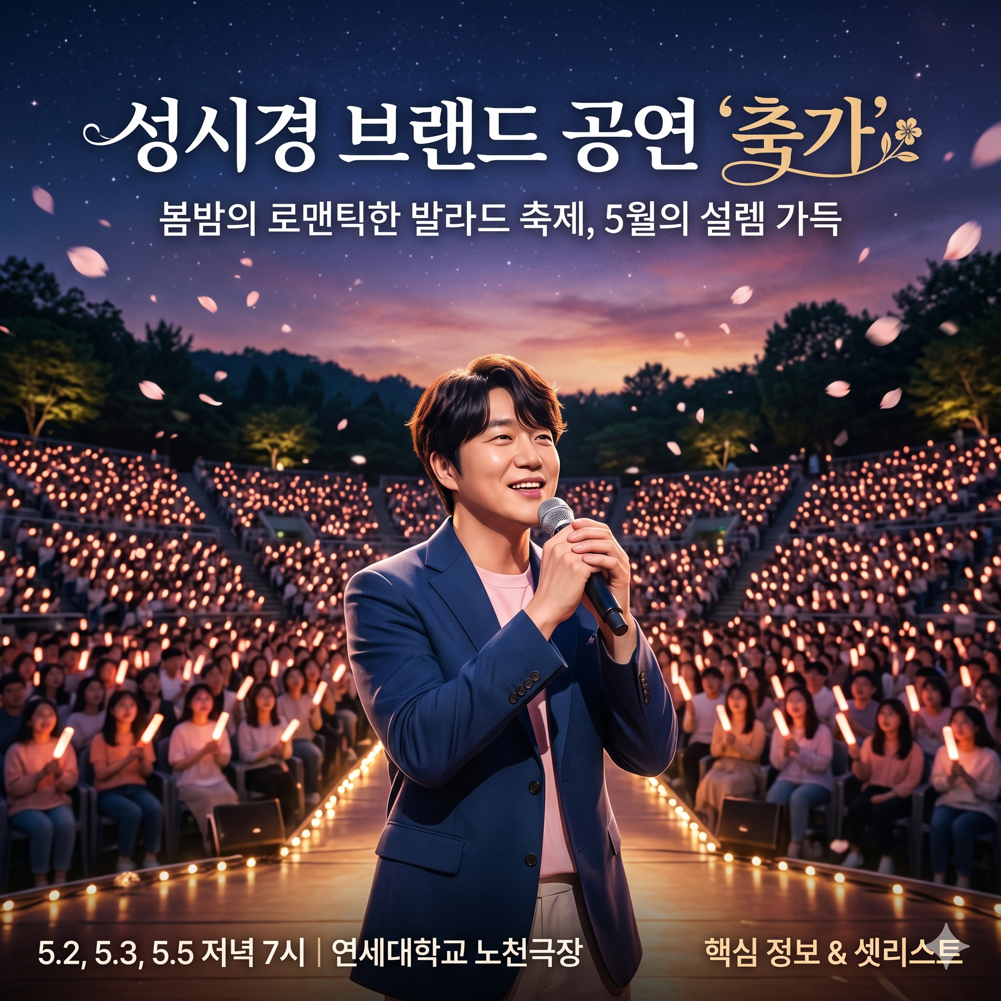 야외에서 즐기는 봄의 선율, 성시경 축가 콘서트 완벽 가이드
