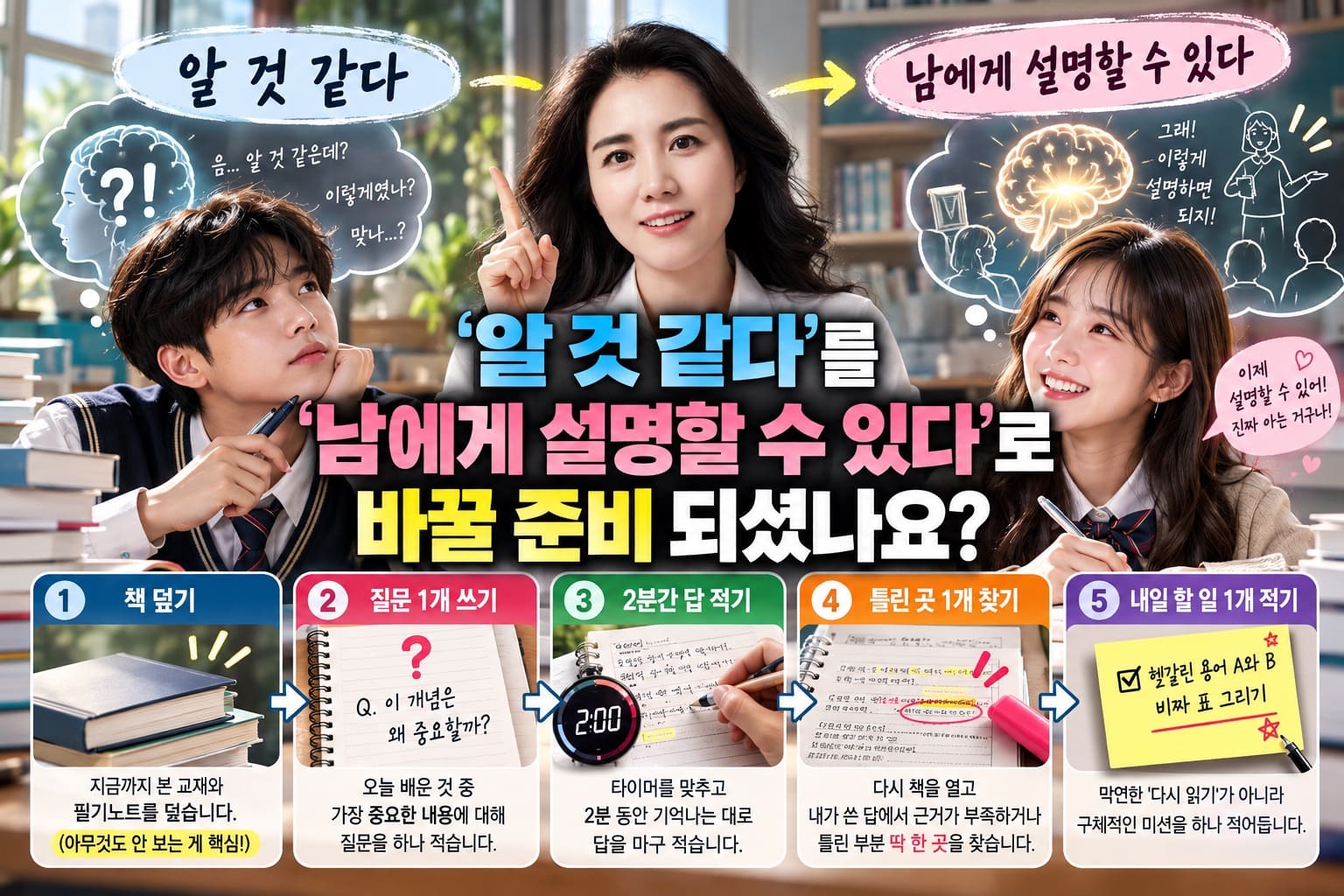 '알 것 같다'를 '남에게 설명할 수 있다'로 바꿀 준비 되셨나요?