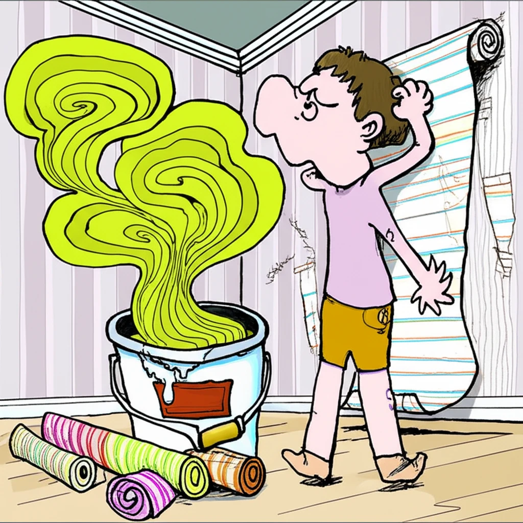 새집증후군 주범? 도배 풀 냄새의 진