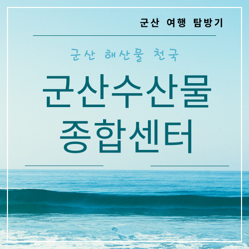 군산여행 필수 코스 군산수산물종합센터