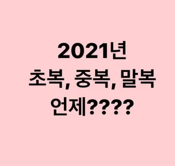 2025년 초복 중복 말복 날짜 삼복더위 건강하게 보내기 완벽 가이드_17