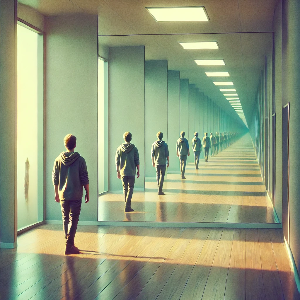 뷔자데와 관련된 익숙함 속의 낯섦을 나타낸 사진