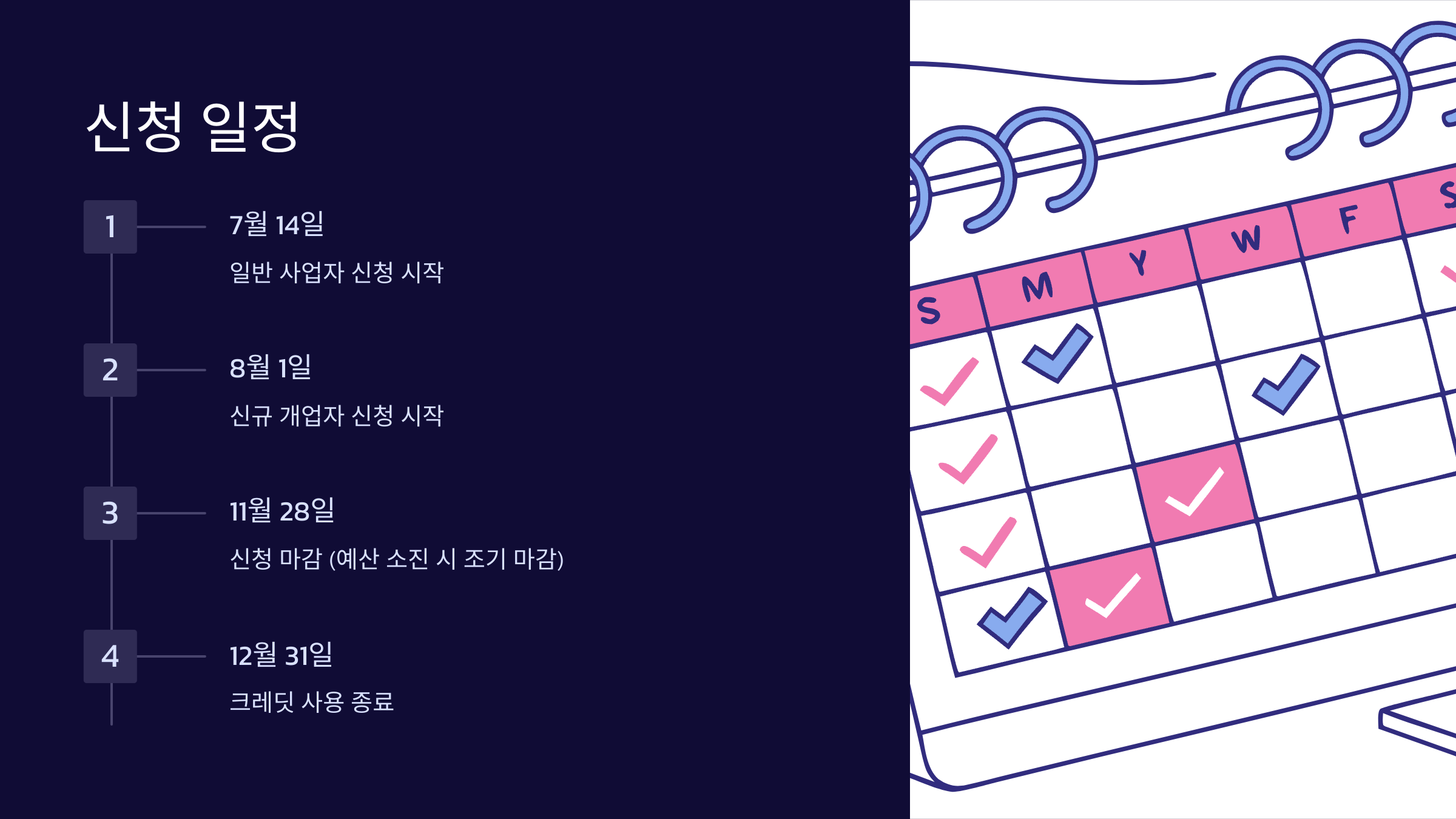 신청일정