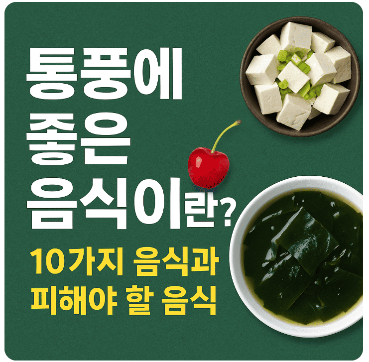 통풍에 좋은 음식