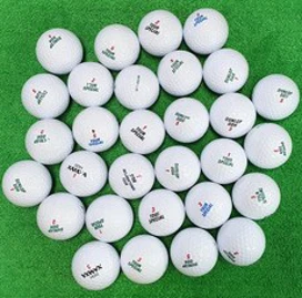 던롭 DDH 2피스 혼합 로스트볼 특A+급 30알&#44; 화이트