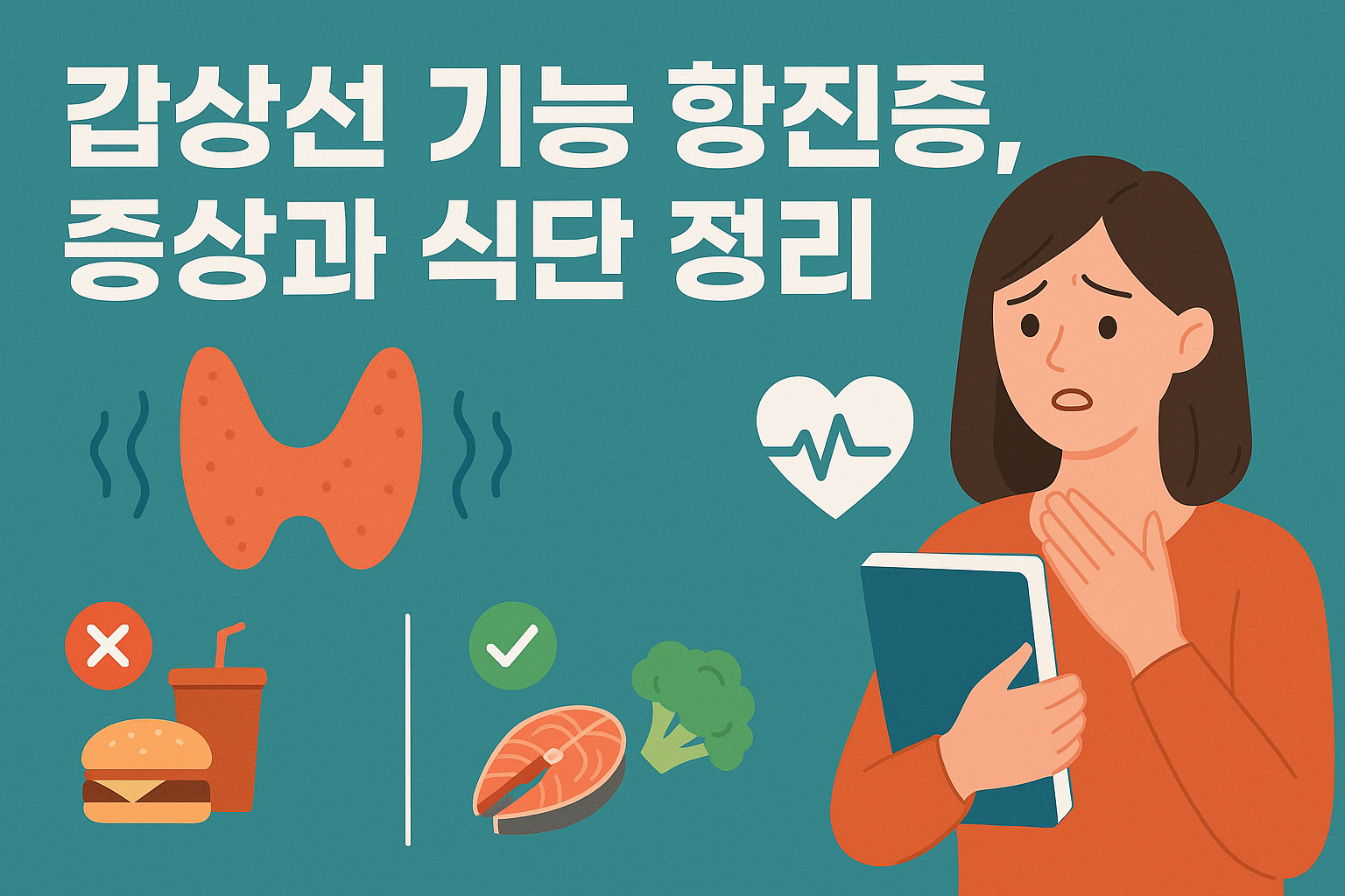 갑상선 기능 항진증, 증상과 식단 정리