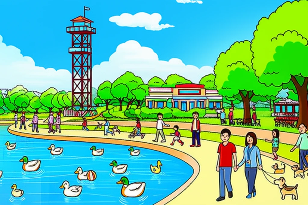 성남 분당구 3월 공원 산책 코스와 ..