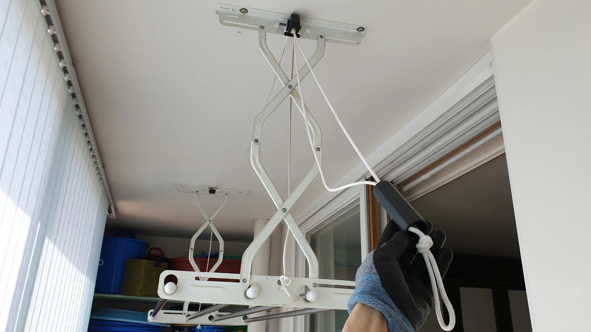 베란다 빨래건조대