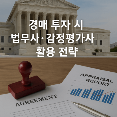 경매 투자 리스크 줄이는 법무사&middot;감정평가사 활용법