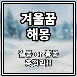 겨울꿈