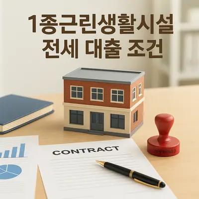 1종근린생활시설 전세 대출 조건: 비주거용 부동산 전세 대출 방법