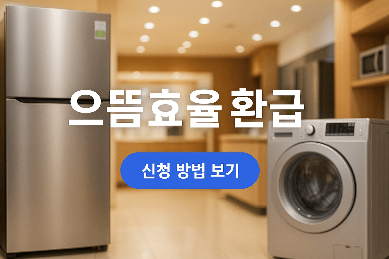 으뜸효율가전 환급신청 대상