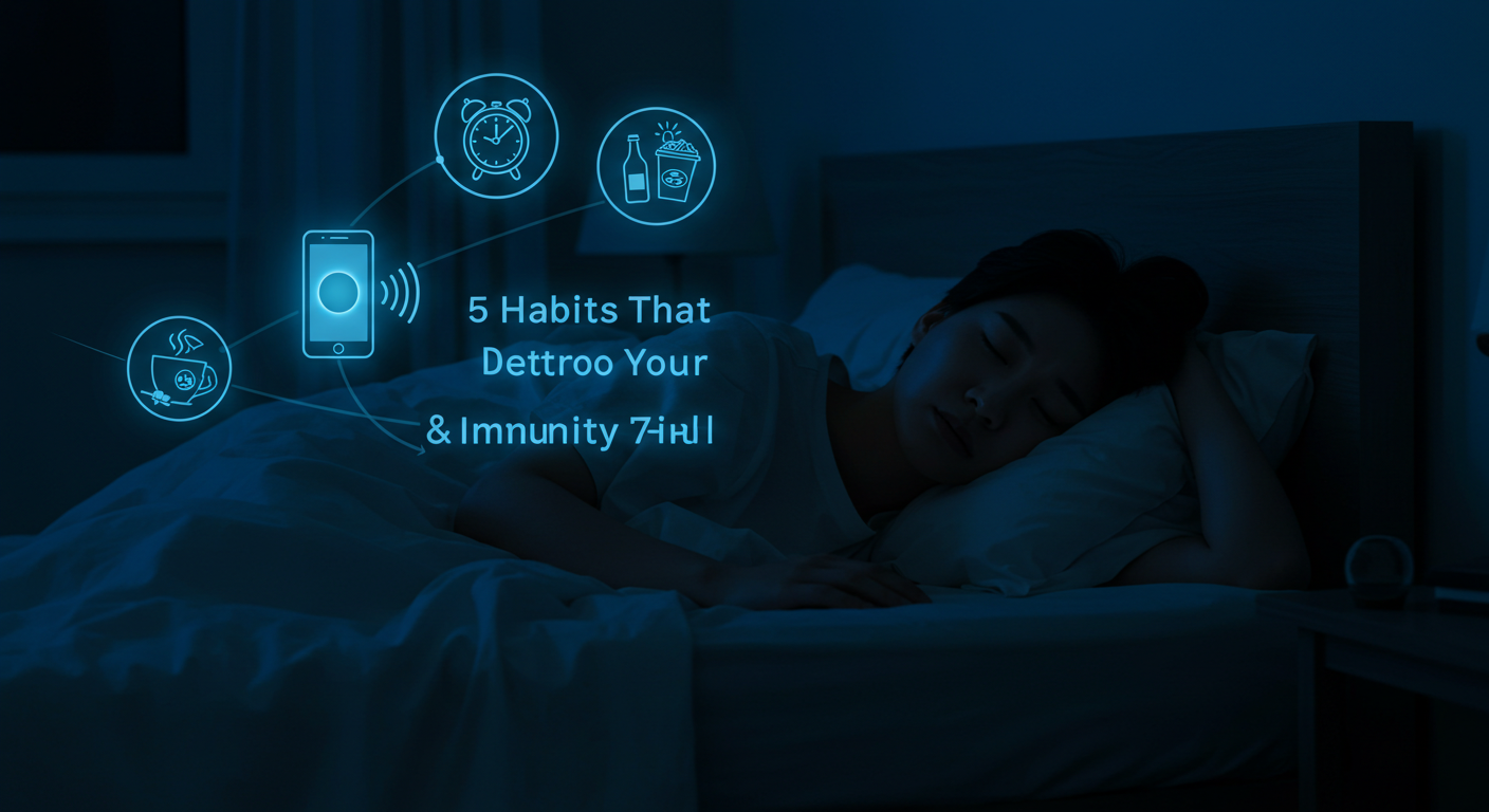 블루라이트가 만드는 깊은 수면의 적