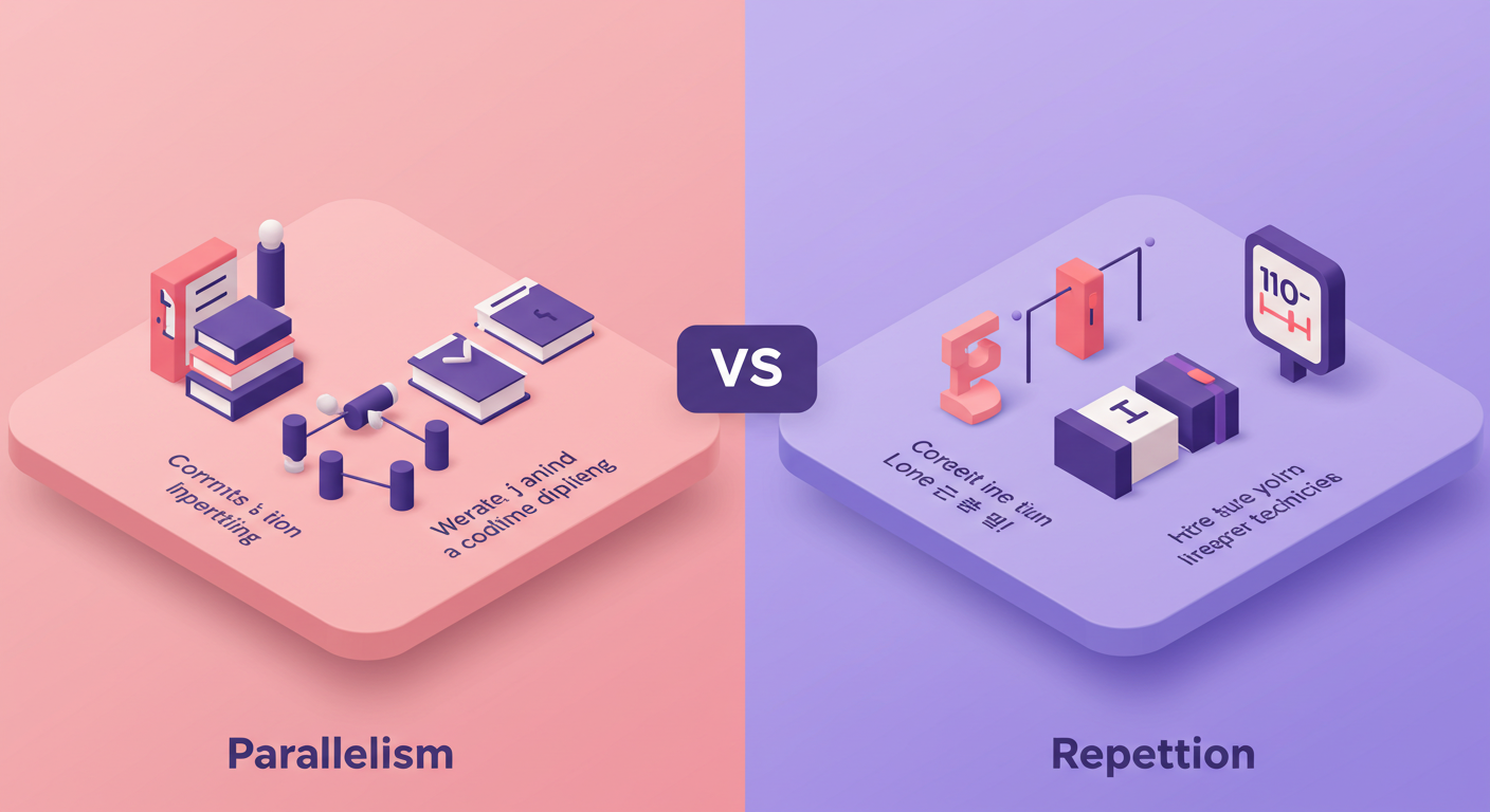 대구법-반복법-차이