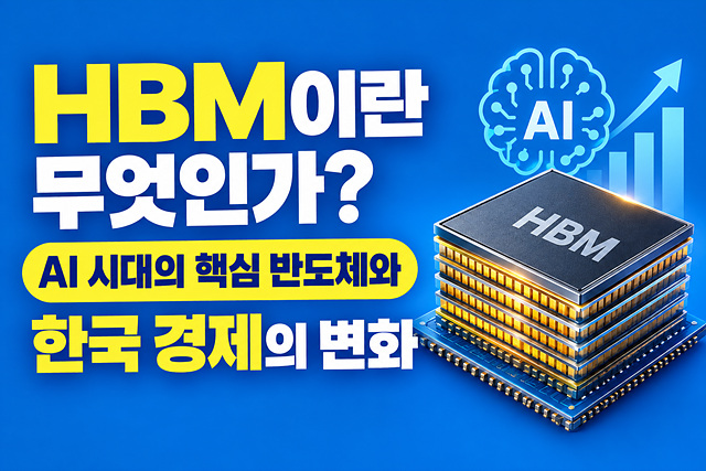 HBM이란 무엇인가? AI 시대의 핵심 반도체와 한국 경제의 변화제목