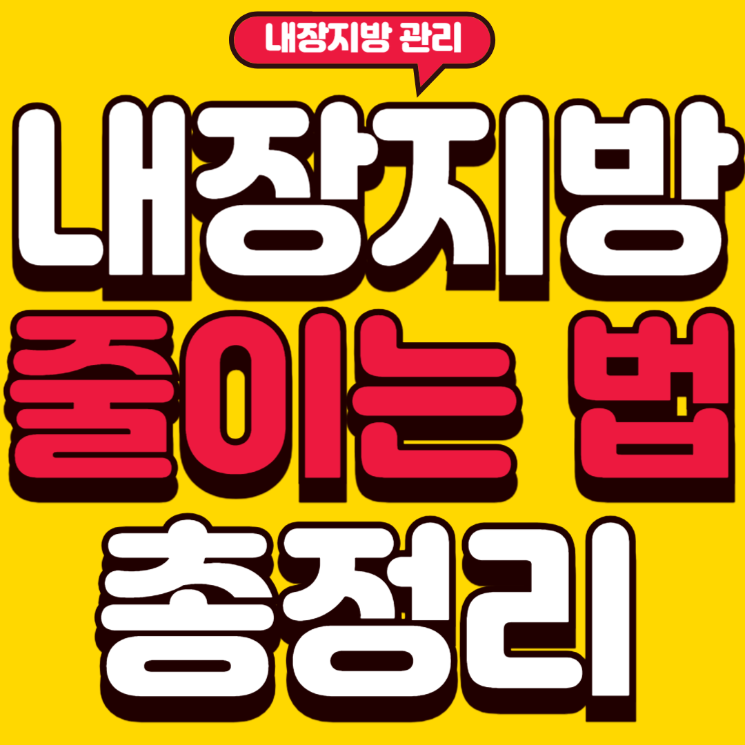 내장지방줄이는법