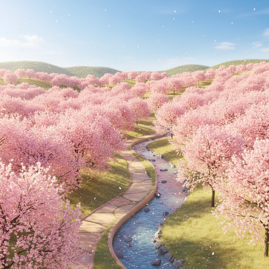 오정대공원 베르네천 벚꽃 개화 시기 ..