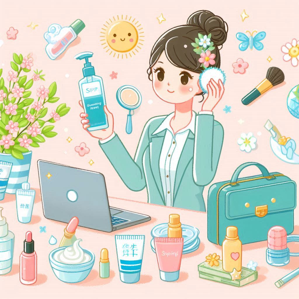 직장인을 위한 간편한 봄철 피부관리(세안, 보습, 자외선차단)