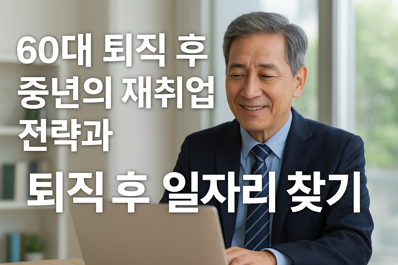 60대 퇴직 후 중년 재취업