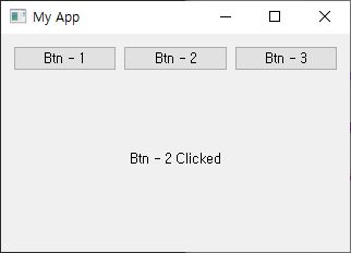 QButtonGroup PyQt5