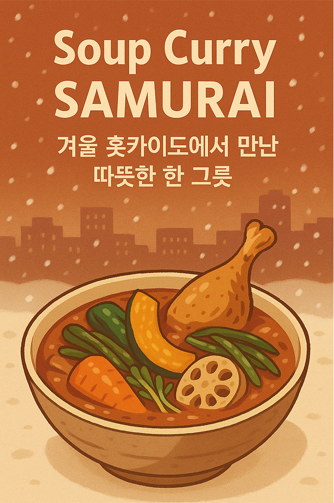 홋카이도 커리 맛집 Soup Curry SAMURAI