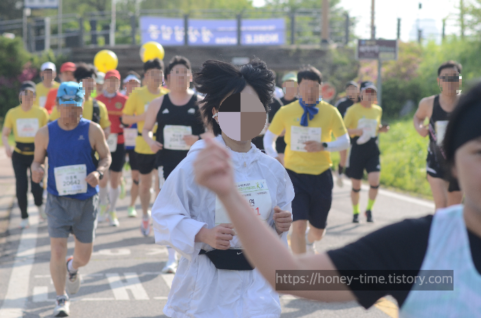 소아암환우돕기 제22회 서울시민마라톤대회 기념사진