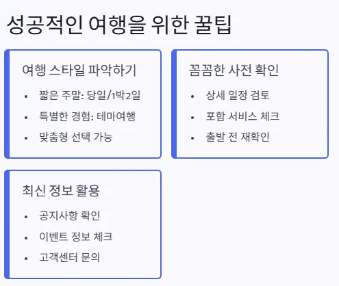 여행 꿀팁