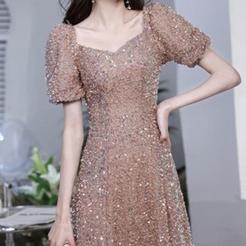 반짝이원피스 이부 드레스 스팽글 크리스마스 파티룩