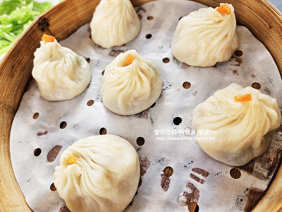 상해 판롱티앤디 맛집 수딤섬 내돈내산 메뉴 가격 후기 (QR 없이 주문하는 법)