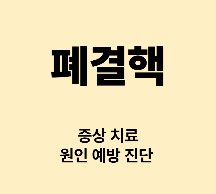 2주이상 기침 미열 객혈 호흡곤란 증상 폐결핵 치료