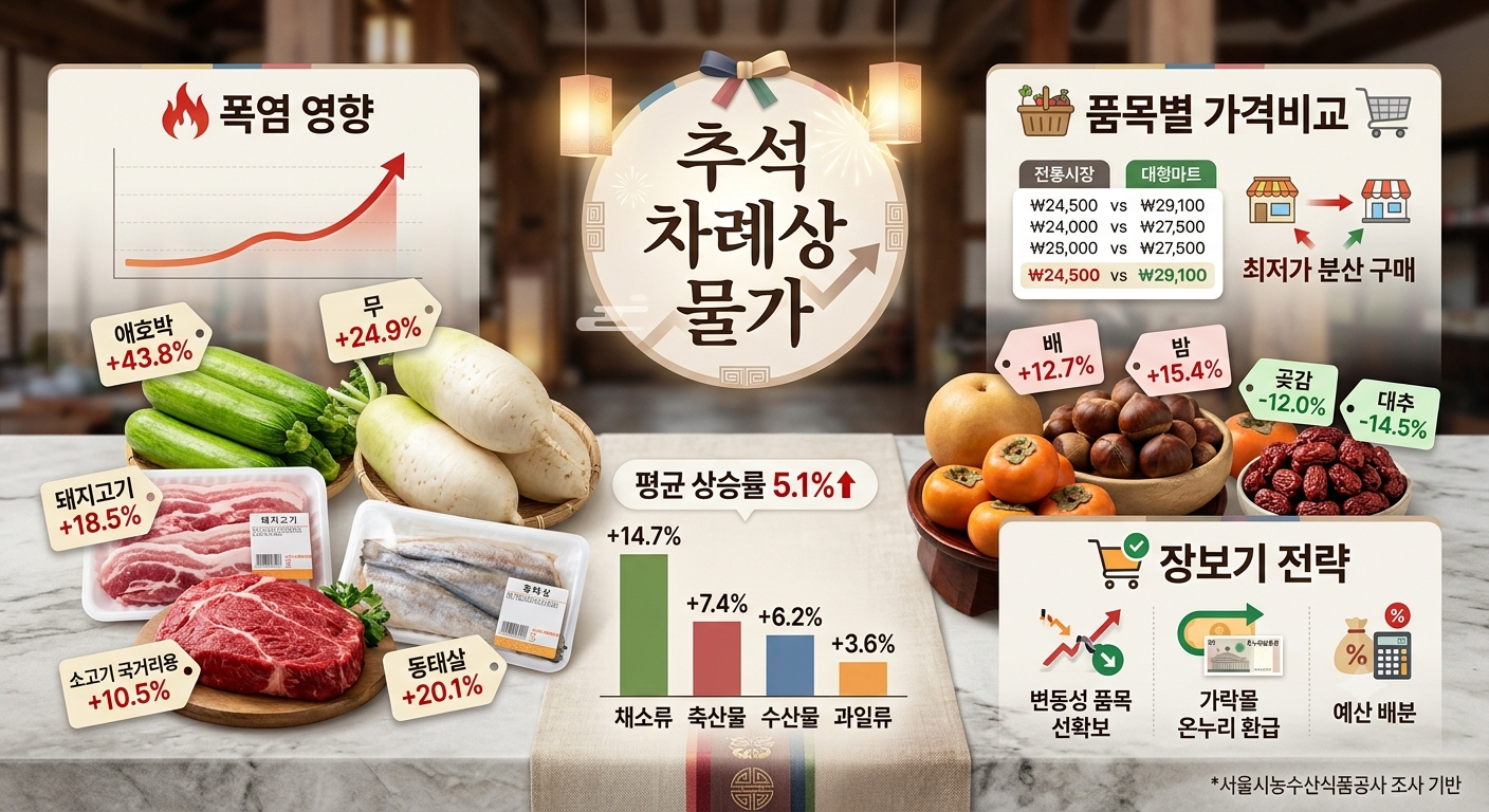 추석차례상물가