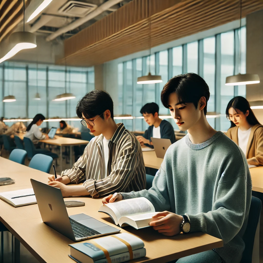 자기 계발에 몰두한 대학생들