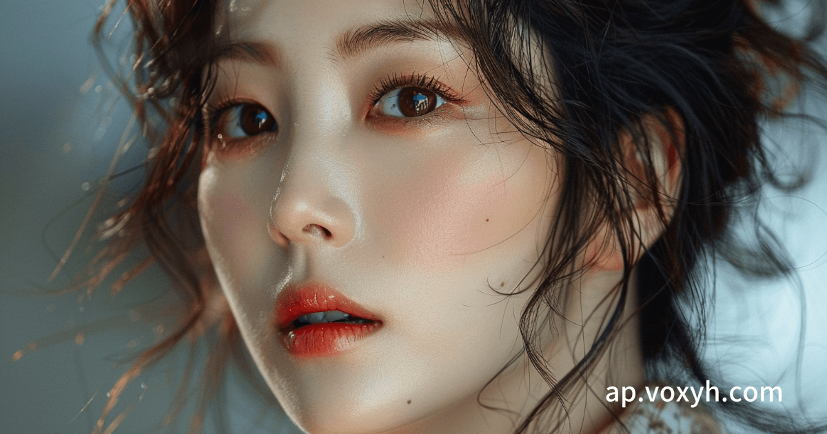 철분이 부족으로 얼굴이 창백하고 무기력한 얼굴