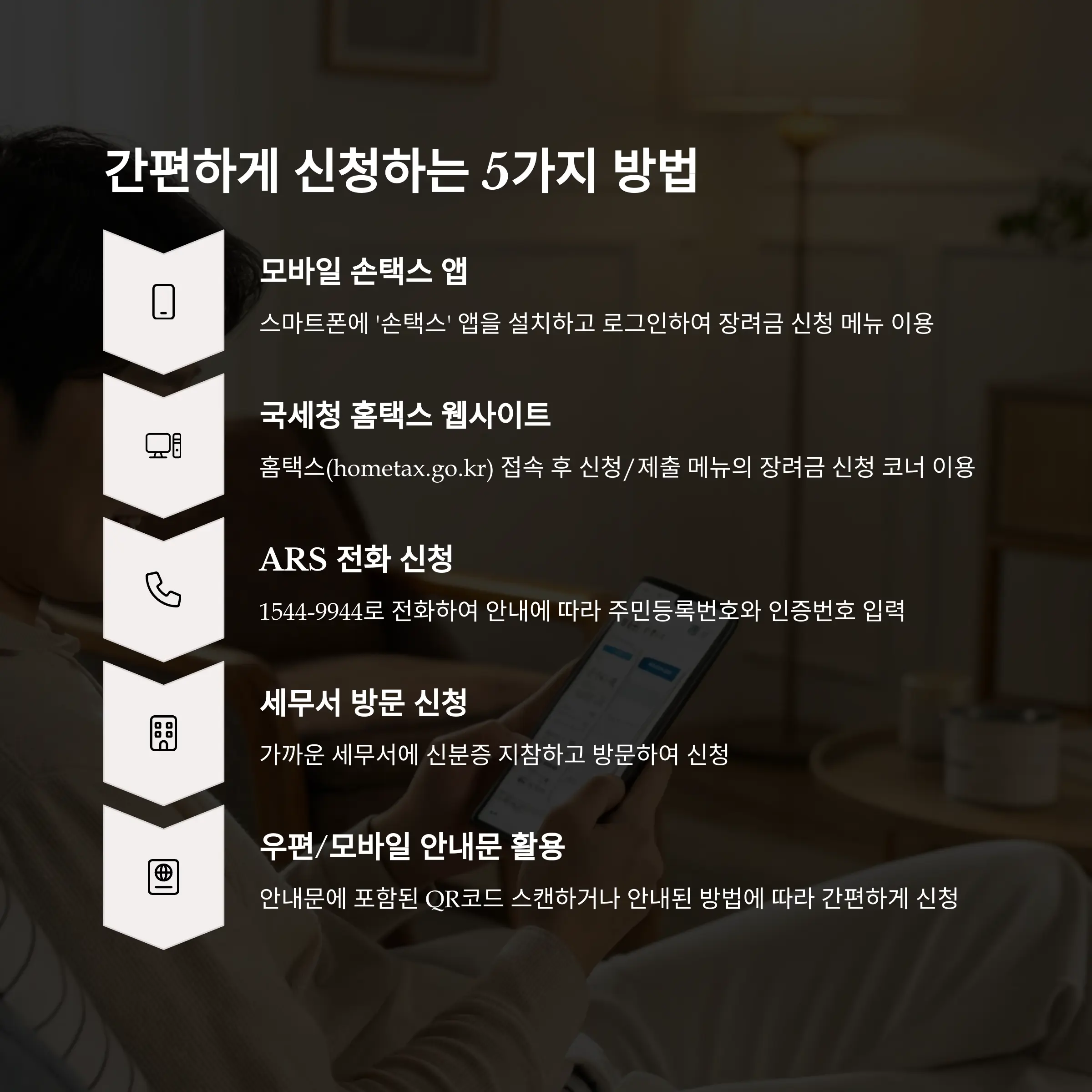 간편하게 신청하는 5가지 방법