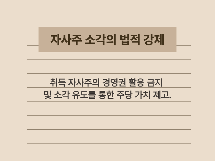 자사주 소각 의무화가 소액 주주에게 미치는 긍정적 영향 요약 카드