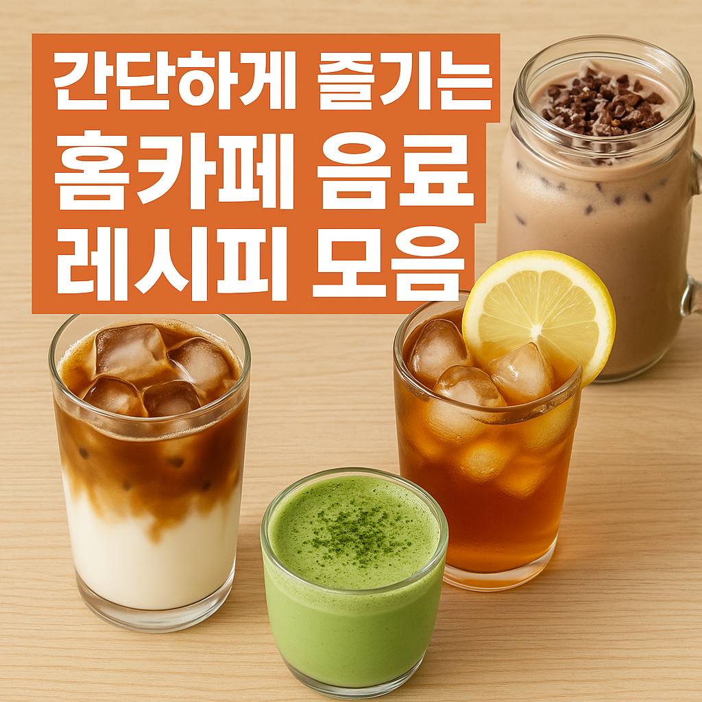 홈카페 음료