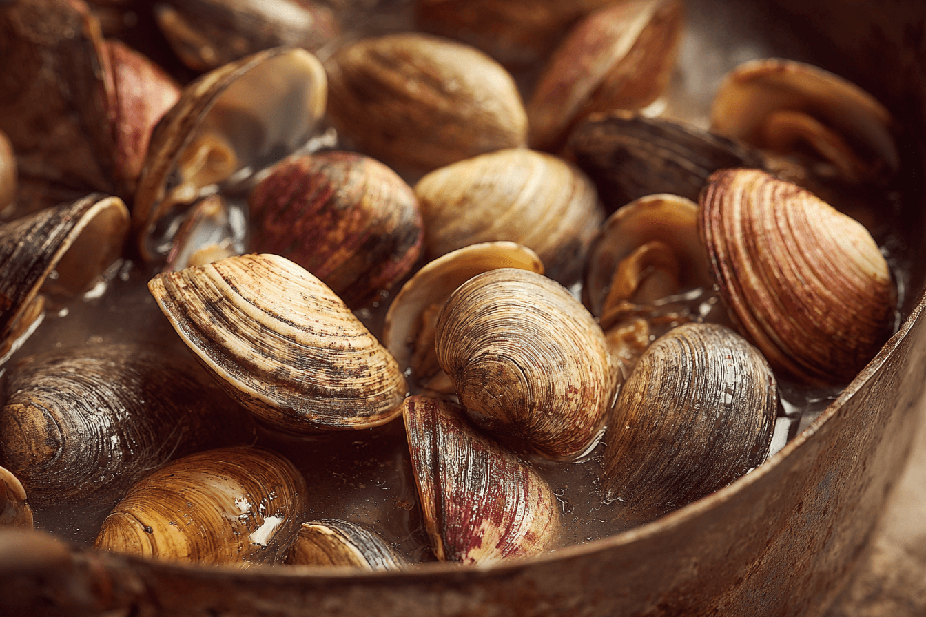 물에-담겨-있는-조개들-이미지