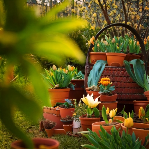 튤립구근심는시기&amp;#44; 보관법&amp;#44; 개화&amp;#44; 화분에 심기