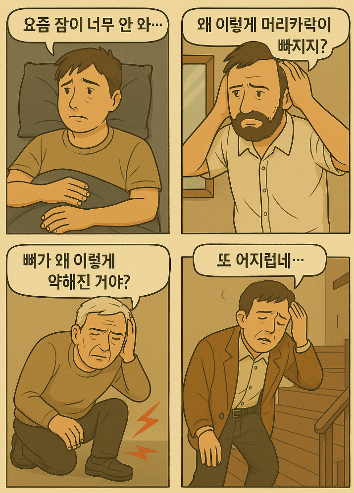 테스토테론 저하의 10가지 징후
