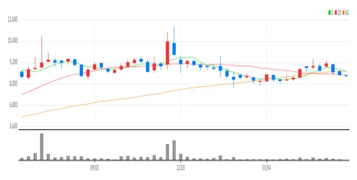골프존뉴딘홀딩스 주봉