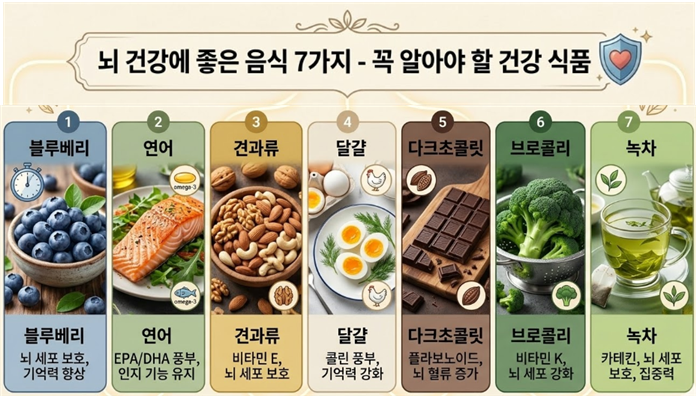 뇌 건강 식품-사진