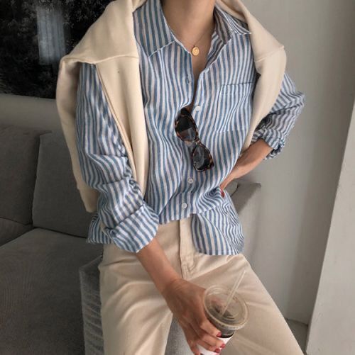 간절기 패션 이미지