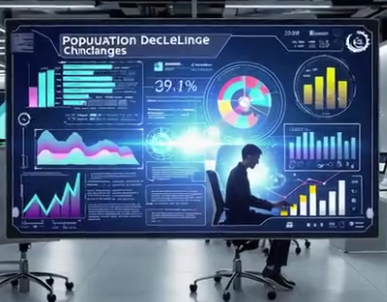 인구 감소와 일자리 변화, 2024년 직업 시장 예측 관련 사진