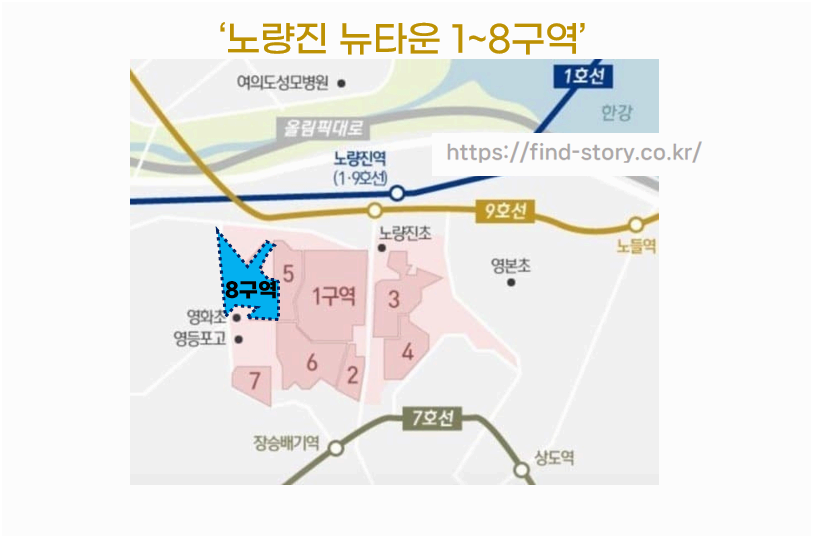 노량진 뉴타운 8구역 재개발 – ‘아크로 리버스카이’ (DL이앤씨 시공)
