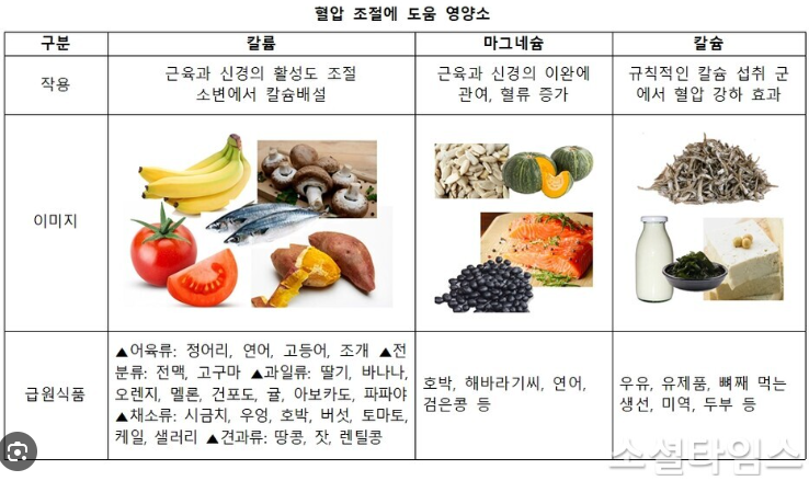 혈압 낮추는 법 음식 바나나 커피 오메가3 과일