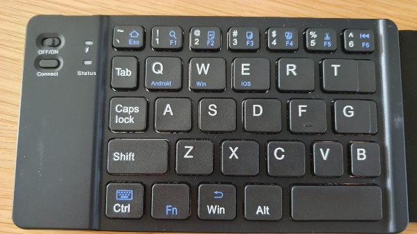 휴대용 접이식 무선 키패드 접이식 미니 무선 키보드