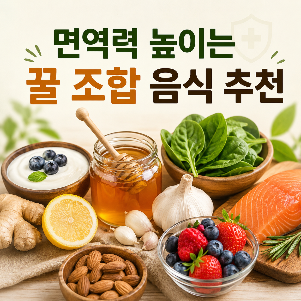 면역력 높이는 꿀 조합